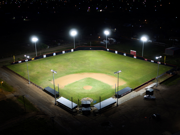 200 Foot Baseball Field Lights  Little League Baseball Field Lighting Kit