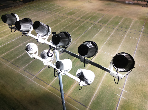 outdoor spots field lighting at acu