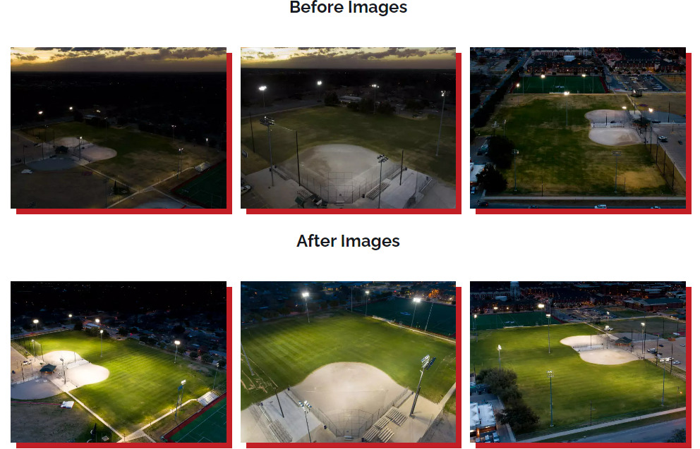 led stadium lighting case study