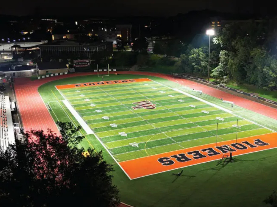 updating led lighting in stadiums
