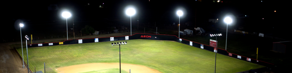 stadium pole wiring for LED lights