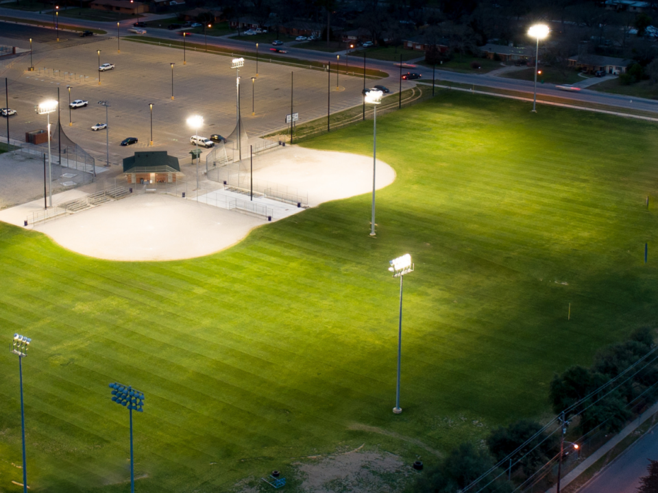 HID to LED stadium conversion