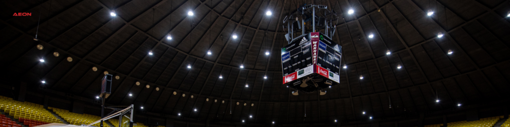 LED stadium lighting automation