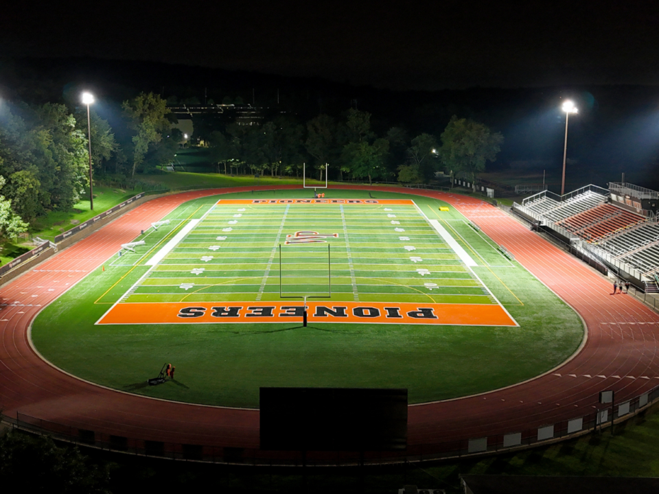 sports lighting company texas fields